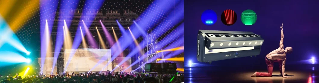 Factory Price 3 in One Beam Wash Lasers Lighting Spot Projection Multifunctional Hallbar Slow Roll Performin LED Moving Head Sharpy Beam Stage Light