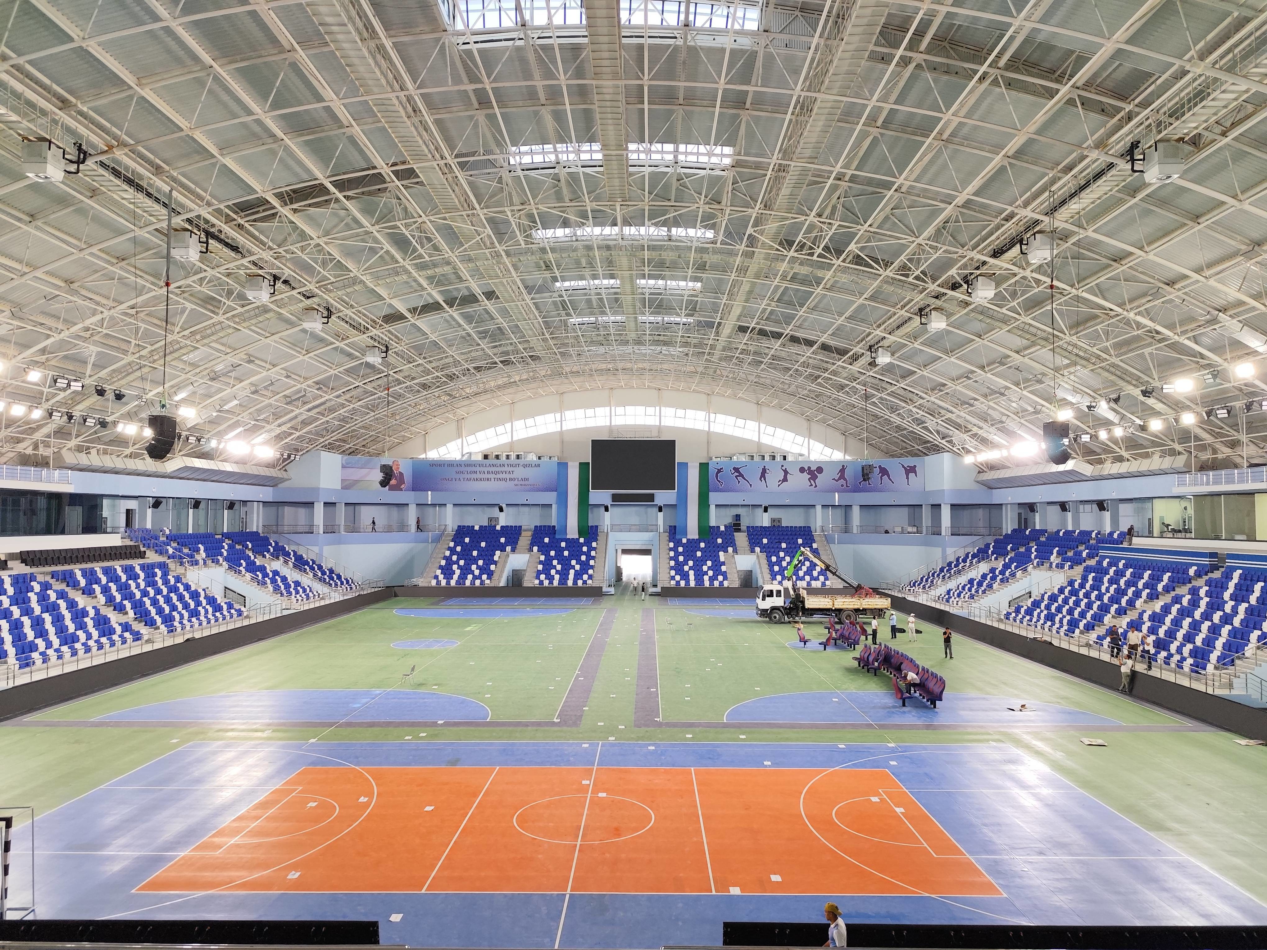 mais recente caso da empresa sobre Caso - Sucesso da Iluminação no Torneio de Futebol Indoor de Futsal da FIFA em Bukhara, Uzbequistão!