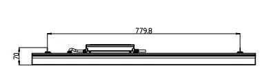 Factory Price LED Highbay Industrial Lighting CE/RoHS/ETL 150W Workshop Warehouse Supermarket Shopping Malls Factory Linear LED Highbay Light