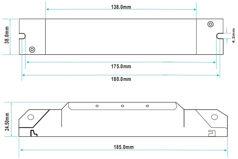 10W 100-277VAC UL924 CSA Li-ion Auto Test Garantia de 5 anos Luz de Emergência Downlight Painel de Teto Luz de Emergência Ballast Powerpack para Caso de Emergência 4