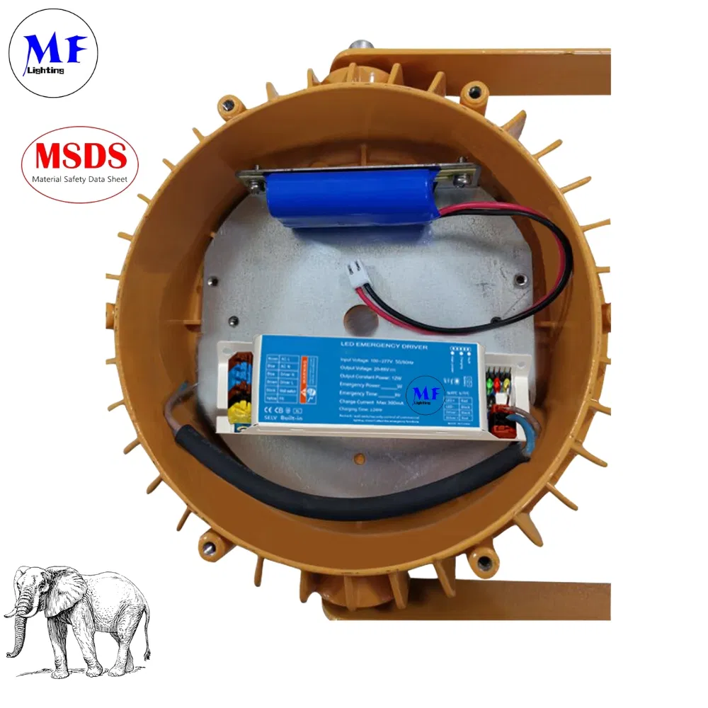10W 100-277VAC UL924 CSA Li-ion Auto Test Garantia de 5 anos Luz de Emergência Downlight Painel de Teto Luz de Emergência Ballast Powerpack para Caso de Emergência 7