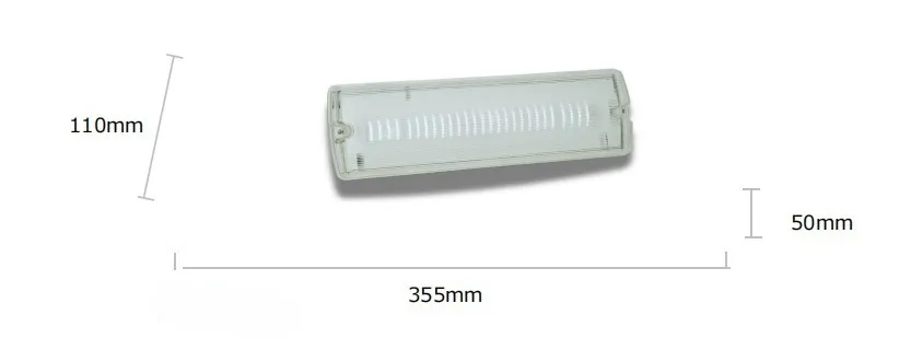 Luz de emergência IP66 Hotel Green Shopping Mall Estação ferroviária Escola Supermercado 0