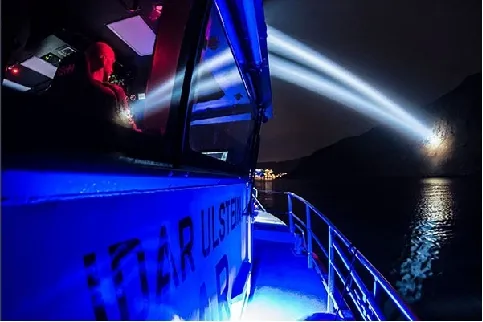 LED Spot Search Light 200W 300W IP66 resistente à água aço anticorrosivo 1000m 3000m Navio de mar Navio de barco Lâmpada de busca e resgate remota 11