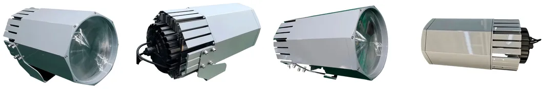 LED Spot Search Light 200W 300W IP66 resistente à água aço anticorrosivo 1000m 3000m Navio de mar Navio de barco Lâmpada de busca e resgate remota 12