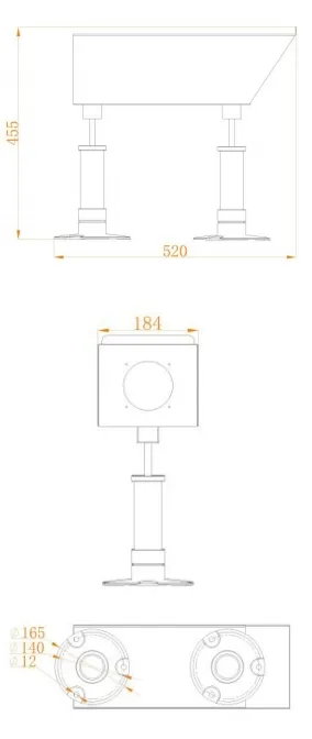 Holofote Heliponto Heliporto Helideck Luz LED 4