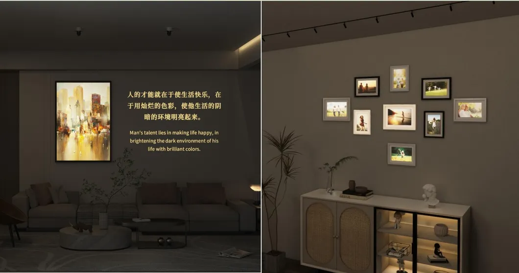 Projetor de Luz LED Gobo com Logotipo UV ND Zoom Extendido IP65 Ra97+ Centro de Exposições com Contorno 19