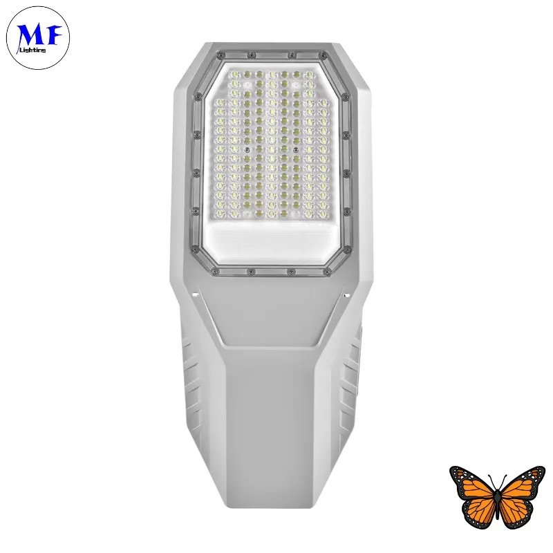 LED Solar Garden Street Wall Light Alumínio à prova d'água 200W IP65 Ik08 Compactado Parque Caminho Calçadas Estrada 0