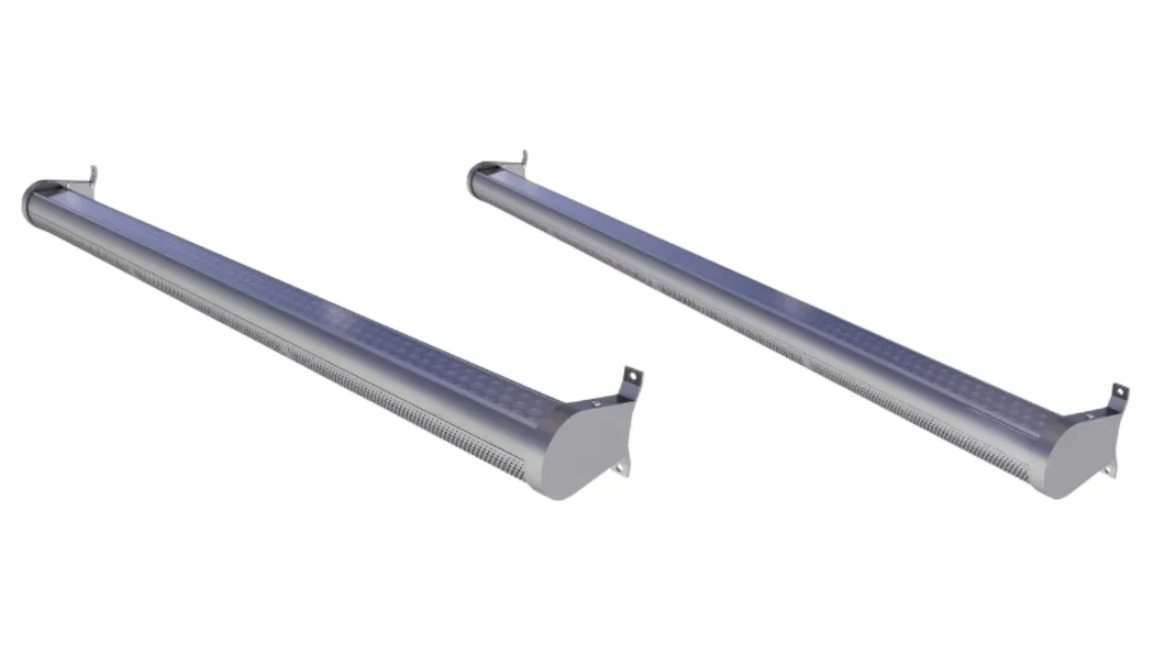 LED Street Garden Light Alu. Pólus à prova d'água Instalação de prata rápida Passagem superior à parede da estrada do pátio 0