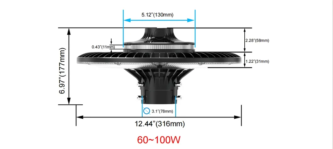 Poste de luz de jardim LED de economia de energia, luz de área, 140lm/W, Smart-Tuning, 200W, para área de descanso de rodovias, complexo esportivo, calçadão à beira-mar 4