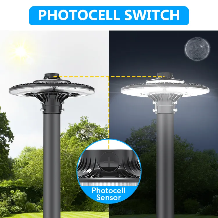 Poste de luz de jardim LED de economia de energia, luz de área, 140lm/W, Smart-Tuning, 200W, para área de descanso de rodovias, complexo esportivo, calçadão à beira-mar 13