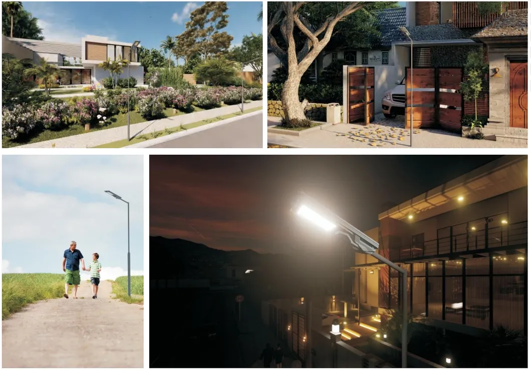 LED Street Garden Light Sensor de Movimento ABS Impermeável Prata 50W IP65 100lm/W 6500K 7000K Rodovia Pássaro Calçada pátio pátio pátio 4