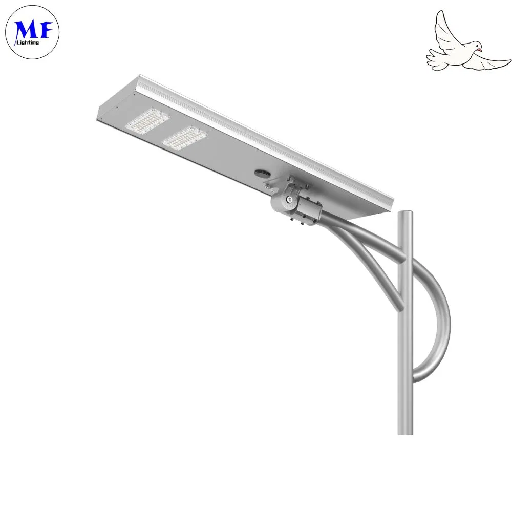 LED Solar Street Garden Light Motion Sensor Branco Prateado 120W 100W 80W Alu. IP66 Passadeiro Vila pátio 0