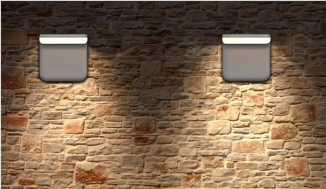 Luz de Parede Solar LED Moderna Nova Inteligente Simples Bateria de Lítio Monocristalina Preta Solar IP66 Impermeável Fundido 2