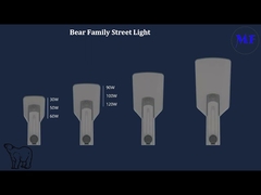 Conector NEMA 165lm/w Iluminação de rua LED IP66 IK08 à prova d'água