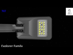 Iluminação pública LED para calçada IP66 à prova d'água Ik08 à prova de intempéries 25W 50W 75W 100W