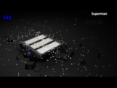 Holofote LED de alta potência 1500 W 1800 W Luzes de estádio LED de alta potência Holofote de LED preto