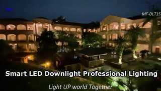 Downlight LED inteligente profissional para interiores modernos