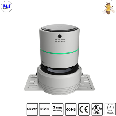 CE, CQC, ETL, RoHS, SAA Square Trim Aluminum Housing Recessed Downlight Interior Lighting LED Ceiling Down Light