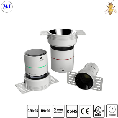 CE, CQC, ETL, RoHS, SAA Square Trim Aluminum Housing Recessed Downlight Interior Lighting LED Ceiling Down Light