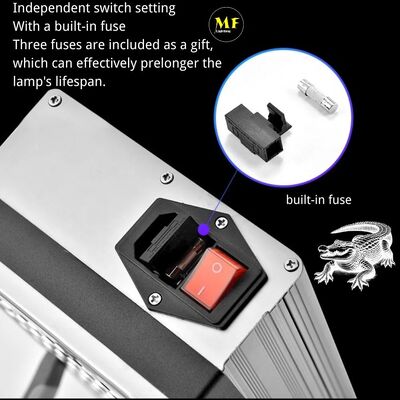 Factory Price PC Alu. Hangable 60W IP43 Ultra-Violet Ray Pet Urine Detector Gel Nail Curing Solidify Resin Paint Printing LED UV Light