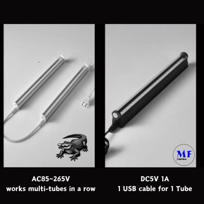 Factory Price PC Aluminum 6W 25W UV Curing Lamp T5 Tube Light for KTV Discos Bars Concerts Party Stages Fluorescent Effects Fluorescent Detection