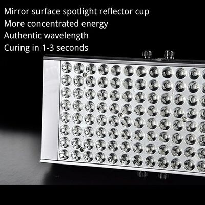 Factory Price PC Alu. Hangable 120W IP43 Ultra-Violet Ray Pet Urine Detector Gel Nail Curing Solidify Resin Paint Printing LED UV Light