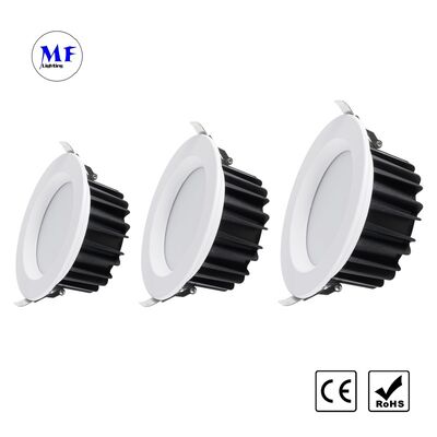 IP40 SMD LED Recessed Ceiling Downlight, Triac 0-10V DALI DALI-2 DT6 DT8 Dimmable, Smart Zigbee Tuya WiFi Control,Indoor Down Light For Office