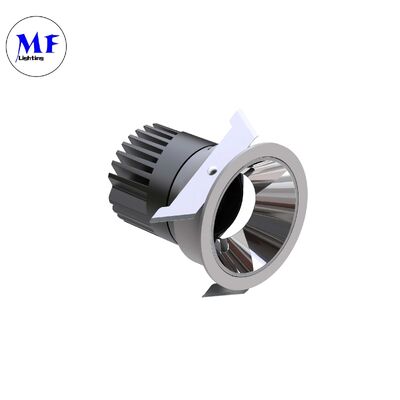 Factory Price IP44 Anti-Glare Adjustable LED Spot Downlight CRI90 100lm/W Dali-2 Dimmable Recessed Down Light Ceiling Light 10W
