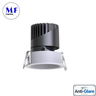 Factory Price Dimmable Spring Clip 20W 25W 30W Various Metallic Color Reflector Bathroom Frameless Recessed Anti-Glare Spot LED Down Light