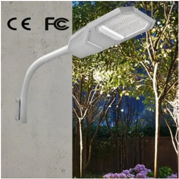 LED Solar Garden Street Wall Light Alumínio à prova d'água 200W IP65 Ik08 Compactado Parque Caminho Calçadas Estrada