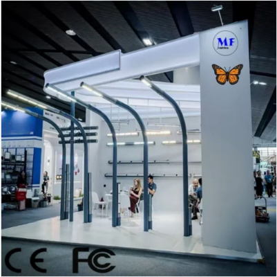 LED Street Garden Light Alu. Pólus à prova d'água Instalação de prata rápida Passagem superior à parede da estrada do pátio