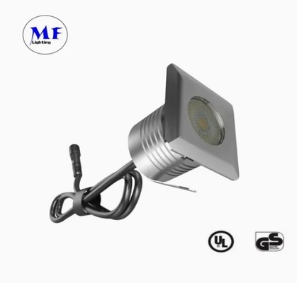 LED Step Light IP67 1W Prateado 95lm/W Trotoar Estrada Jardim Passeios Passeios