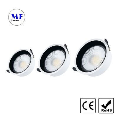 Preço da fábrica Commercial Interior Recessed LED Downlight Di-cast Alumínio Anti-Glare IP20 60W sintonizável CCT Dimmable Tuya Zigbee DALI 0-10V Triac Ceiling Light