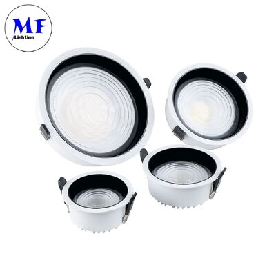 Lâmpada de teto reversada,Lâmpada de fundo LED SMD anti-reflexão 7W10W20W30W50W60W80W100W, TRIAC/0-10V/DALI-2/DALI DT6 DT8 120° feixe largo,160LM/W CRI90, com RoHs CE