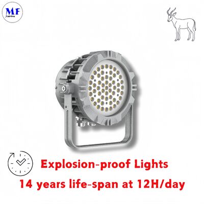 ALUMINIO ATEX IECES EX 50/75/100/150/200/240/300/400W HIGHBAY IP66 IK08 Vidro temperado Gás de petróleo exploração à prova de explosão à prova de água luz LED alta baía