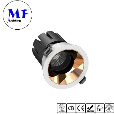 Luz de Teto LED Recuada Anti-reflexo Ultra-baixo UGR<3 Inclinável Foco Downlight 7W 10W 15W 20W 25W Potência Dimmable DIP 5CCT Ajustável