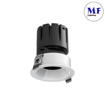 Controle Inteligente 0-10V Dali Dip CCT Potência Ajustável Dim Dimmer 7W 10W 12W 15W 25W Iluminação Interna Embutida Hotel Alumínio Alto Lúmen Brilhante Luz LED Downlight